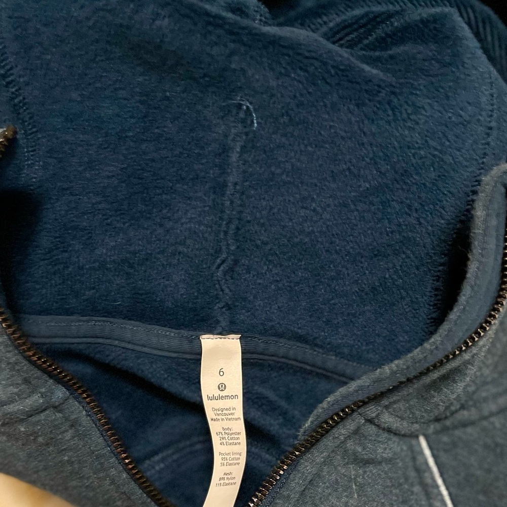 Lululemon Lined Scuba Zip Up Hoodie - Picture 5 of 6